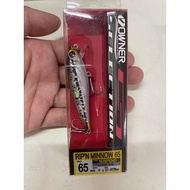 ⚡ด่วน⚡ Owner Cultiva Ripn Minnow 65 SP เหยื่อowner เหยื่อ โอนเนอร์ เหยื่อโอนเนอร์ KM4.24542✨สินค