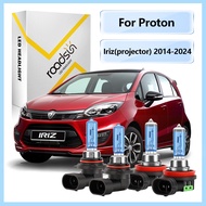 【Fit For Proton Iriz(projector) 2014-2024】Super White Car Headlight Bulbs Halogen 100W Low Beam High
