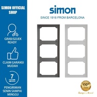 Simon E6 Frame 3 Gang Frame