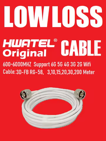 RF Coax Cable 3D FB RG58 LM200 N Type Extension Cable N to N Male Connector Coaxial Cable for CDMA G