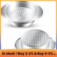 2 Pcs Can Strainer Stainless Steel Tuna Can Strainer Food Can Strainer Sieve Oil Drainer Remover Met
