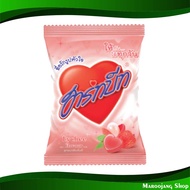 ลูกอม กลิ่นลิ้นจี่ ฮาร์ทบีท 100 เม็ด Lychee Scented Candy Heartbeat ลูกกวาด แคนดี้ อมยิ้ม ทอฟฟี่ ขนม