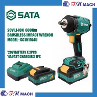 SATA 20V LI-ION BRUSHLESS IMPACT WRENCH 600Nm (SC151074U)