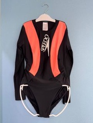 Speedo長袖連身泳衣/ 34