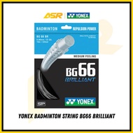 Yonex Badminton String BG66 Brilliant /  Tali Badminton Yonex BG66 Brilliant