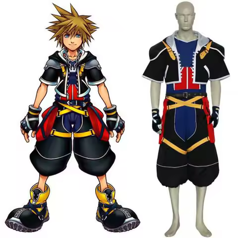 Kingdom Hearts Sora Cosplay Costume