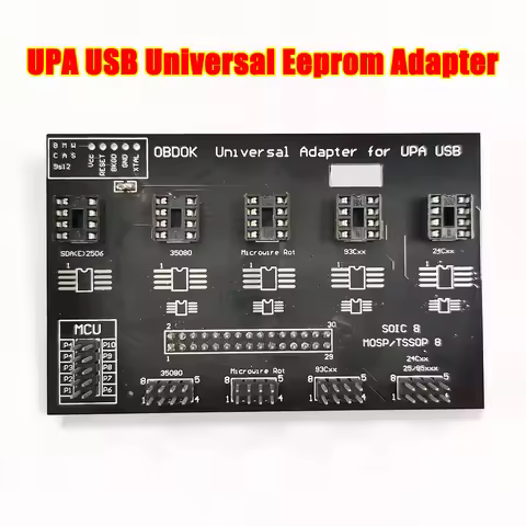 UPA USB V1.3 Universal Eeprom Adapter UPA-USB Serial Programmer for I2C SPI Microwire Eeprom-Program