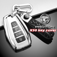 XM Proton X50 Key holder Soft TPU Car Key Case Cover remote car Key Bag Keychain Auto Accessories