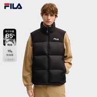 FILA CORE FILA ORIGINALE Men Down Jacket Vest（Black)