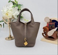Hermes Picotin 18 CC18 大象灰金扣