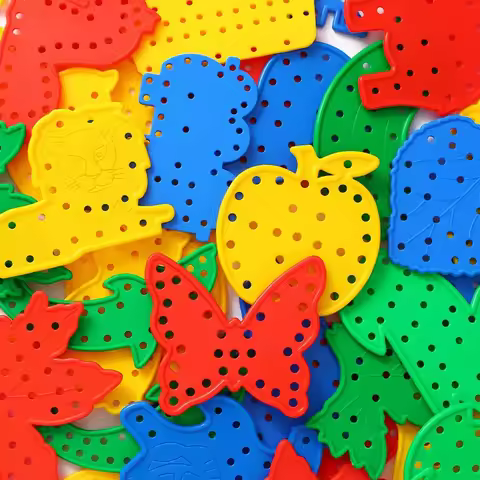 Threading Toys Montessori Educational Fine Motor Skills Development Classroom Supplies Regalos Cumpl