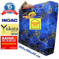 Kasur Inoac Yukata Custom no 1 tebal 40 cm JUMBO Ukuran 200x180x40 Cm Garansi 15 Th Anti Kempes
