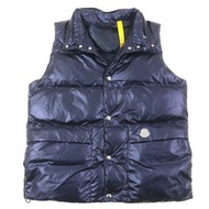 成色極佳 ▼ MONCLER GENIUS 2 Moncler Genius 2 2021 IDIR 連帽羽絨背心，附Logo貼片，海軍藍，正品男士
