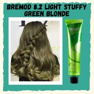 BREMOD HAIR COLOR LIGHT STUFFY GREEN BLOND 8.2