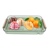 lanqistore-my Plastic Serving Trays Rectangle Dessert for Cafe Fast Food Cafeteria Tray Table Dispos