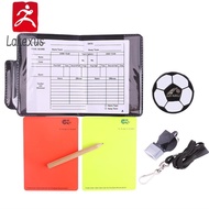 Lakexus Football Referee Card Game Referee Patrol Flag Red And Yellow Card With Pencil Football Warn