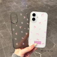 Compatible with iphone 16 Pro Max 15 Casing Floating pink petal-shaped bows 11 12 13 14 Pro 7 8 Plus