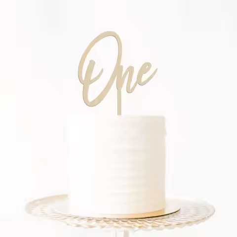 Custom Birthday Cake Topper, One Cake Topper, First Birthday, Smash Cake Topper, 1st Birthday Cake T