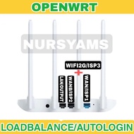 Xiaomi Mi Router 4C Loadbalance Autologin Openwrt