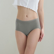 貝柔草珊瑚抑菌中腰三角褲-灰色
