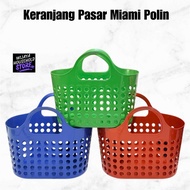 Plastic Shopping Plastic Market Basket/ Hampers Basket/ Multipurpose Basket/ Miami