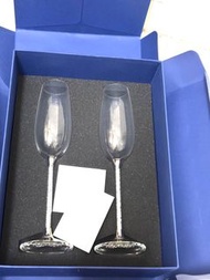 Swarovski 水晶香檳杯套裝