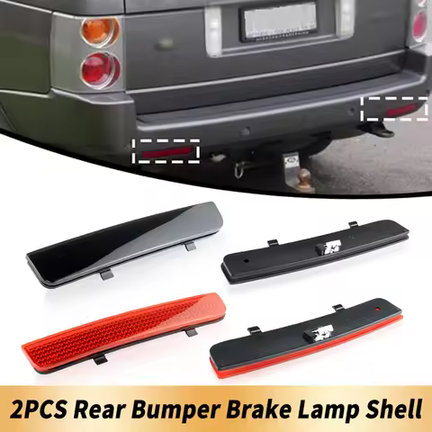 2PCS Only Shell No Bulbs Rear Bumper Brake Light Covers Plug and Play For Land Rover Range Rover L32