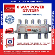 Spectrum Cignal 8 Way Power Divider ( SPLITTER) NEW RELEASE