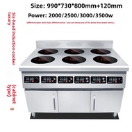 AOMIKANG | High Power 6 Burners Commercial Induction Cooktop 3500w