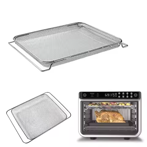 304 Stainless Steel Air Fryer Replacement Roasting Basket Baking Net for Ninja Foodi SP100/SP101B1/S
