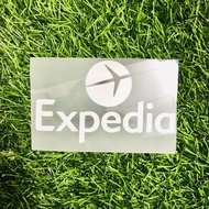 Expedia white black 20/21 sleeve patches badge