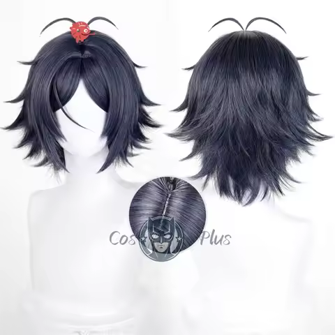 Arknights Zuo Le Cosplay Wig Halloween Party Accessory