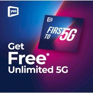 POSTPAID RM118 SIM FT5G/MONTH ( YES INFINITE PREMIUM ) NO FUP & UNCAPPED SPEED + 80GB HOTSPOT