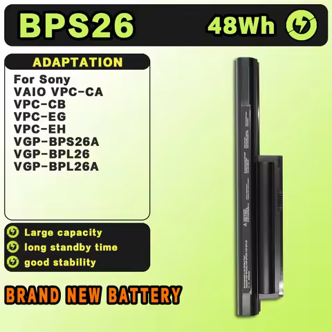SAT BPS26 New Laptop Batteries Replacement For SONY VAIO VPCCA VPCCB/EG/EH VGP-BPS26 VPCEG-111T 211T