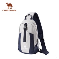 CAMEL CROWN 5L Waterproof Shoulder Bag, Outdoor Chest Bag