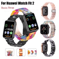 New Resin Watchband For Huawei Watch Fit 2 Strap Resin Stainless steel Bracelet For Huawei Fit 2 Strap Smart watch Huawei Watch Fit2 Strap wristband For Huawei Fit2 With Tool