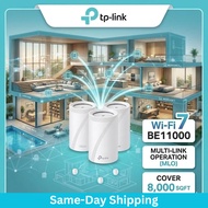TP-Link Deco BE65 BE11000 WiFi 7 Tri-Band Whole Home AI-Driven Mesh WiFi Router with Homeshield (1 /