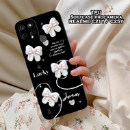 HP Latest Realme C21Y / C25Y Case - Leviora Case - Black Fashion Case - Realme C21Y / C25Y Softcase 