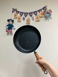 JIA品佳 家嚐 碳化鐵鍋 28cm 生鐵鍋 無毒 無塗層 大火炒菜適用 鍋子