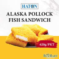 [BenMart Frozen] Haton Alaska Pollock Fish Fillet Sandwich Burger 8s - Malaysia