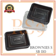 {50 SET} MIKA BROWNIES MINI KECIL / MIKA BROWNIES SIZE S / BROWNIES SB110 / BOX MIKA BROWNIES / EMPA