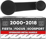 Window Crank Handle Upgraded Metal, Left/Right - Compatible with 2005-2012 Ford EcoSport, 03-16 Ford