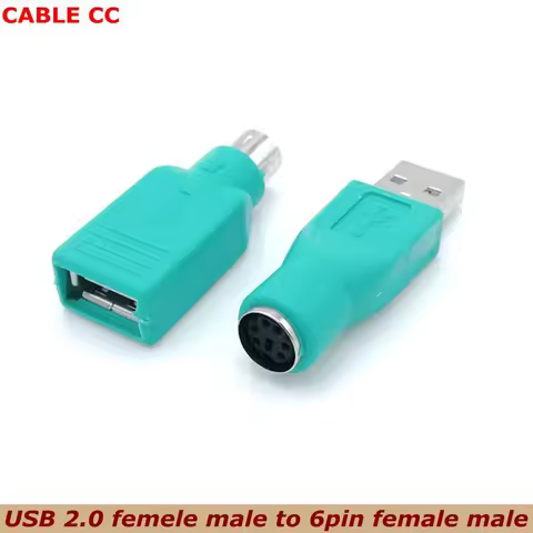 USB female to PS2 PS / 2 male adapter converter keyboard mouse and mouse adapter USB A type male to 