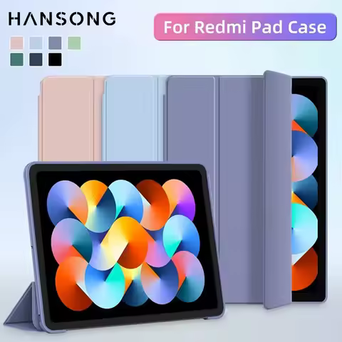 For Xiaomi Redmi Case pro 12.1in Flip Stand PU Cover For Redmi Pad SE 11inch RedMi Pad 10.61Leather 