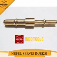 Brass nipple injector cleaner universal brass toothpick nipple 6 and 8 mm