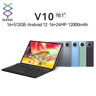 Student Tablet 10.1 Inch Phone Tablet Android 13 WIFI Version 12G RAM 512GB ROM 4096x2160 HD Big scr
