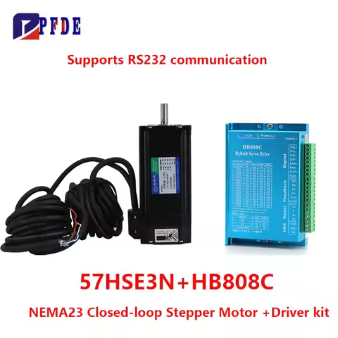 Nema 23 57mm Closed Loop Stepper Motor Kit DSP Easy Servo 3Nm /428 oz.in 1000 Line 4.2A 24-80V DC St
