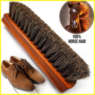 ✎ ▩ ❖ 4Pcs Set Horse Hair Shoe Brush Long Wood Handle Shoe Shine Brush Shoe Cleaning Brush