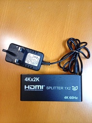 HDMI 1x2 分配器（1進2出）
