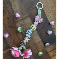 CUSTOM DIY name keychain tulip rose tumbler and bag charm